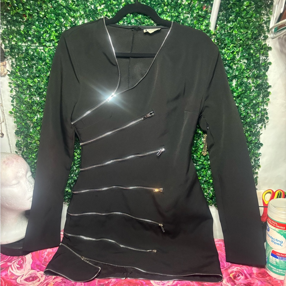 Women’s large monroe Paris zipper dress